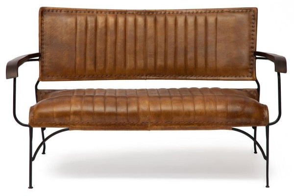 Диван Secret De Maison «Паганель» (Paganel) 2106 D из натуральной кожи (Античный светлый) фото № 2