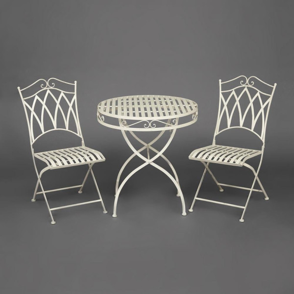 Комплект (стол + 2 стула) Secret De Maison «Palladio» (PL08-8668/8669) (Antique White) фото № 2