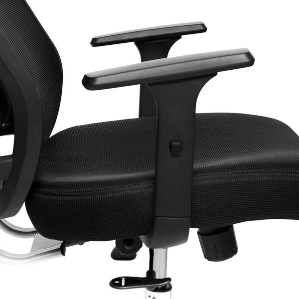 Кресло компьютерное TetChair «Mesh-6» (Чёрная ткань) фото № 24