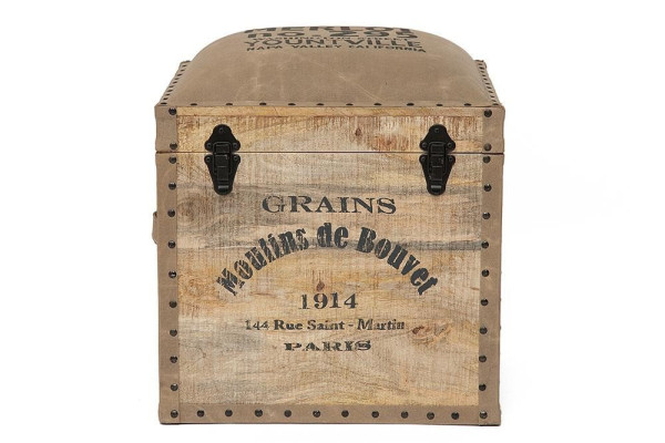 Столик-сундук Secret De Maison «Перрет» (Perret) 540 с отделкой из натуральной кожи (Натуральный) фото № 2