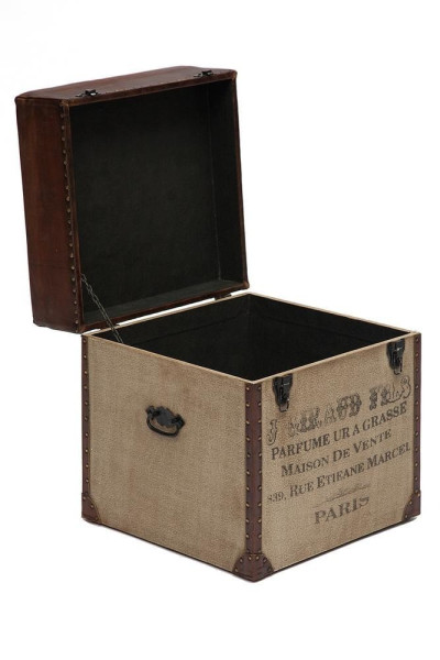 Пуф-сундук Secret De Maison «Кличи» (Clichy) 9177 с отделкой из натуральной кожи (Коричневый «Лофт») фото № 3