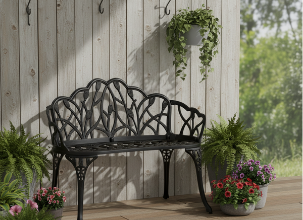 Скамья Secret De Maison «Штраус» (Strauss) (Чёрный) фото № 10