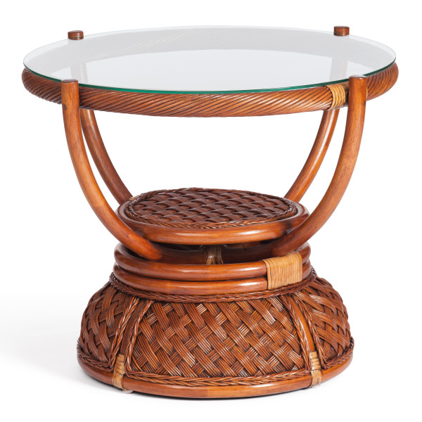 Кофейный столик «Андреа» (Andrea) натуральный ротанг (Пекан) фото № 3