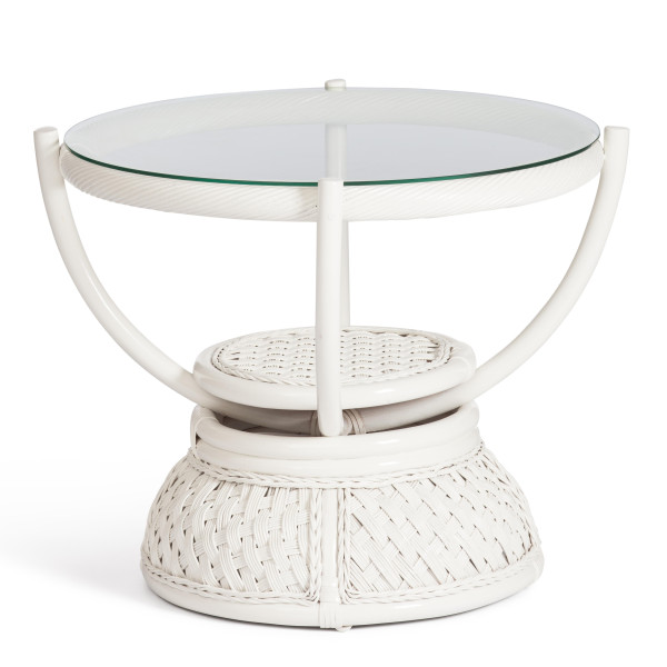 Кофейный столик «Андреа» (Andrea) натуральный ротанг (TCH White) фото № 2