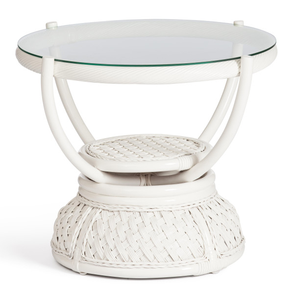 Кофейный столик «Андреа» (Andrea) натуральный ротанг (TCH White) фото № 3