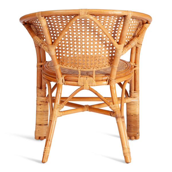 Комплект для отдыха «Пеланги» (Pelangi 02/15 со стеклянной столешницей, без подушек) натуральный ротанг (Honey (мёд) фото № 9