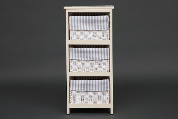 Тумба Secret De Maison «Chroix 3» (Круа 3) PE-07 с 3-мя корзинами (Белый) фото № 6