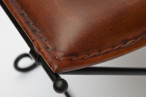 Пуф Secret De Maison «Флекс» (Flex) 1931 с отделкой из натуральной кожи (Коричневый «Лофт») фото № 4