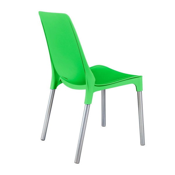 Стул GENIUS (mod 75) (зеленый/ножки хром) фото № 3