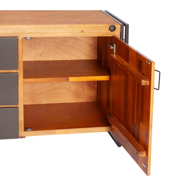 Комод Secret De Maison City (mod. CTY D01ABOIS2-180) (Коричневый дым) фото № 8