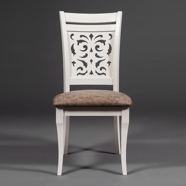 Стул с мягким сиденьем «Siena» (SA-SC) ivory white (Ivory white (слоновая кость) фото № 2