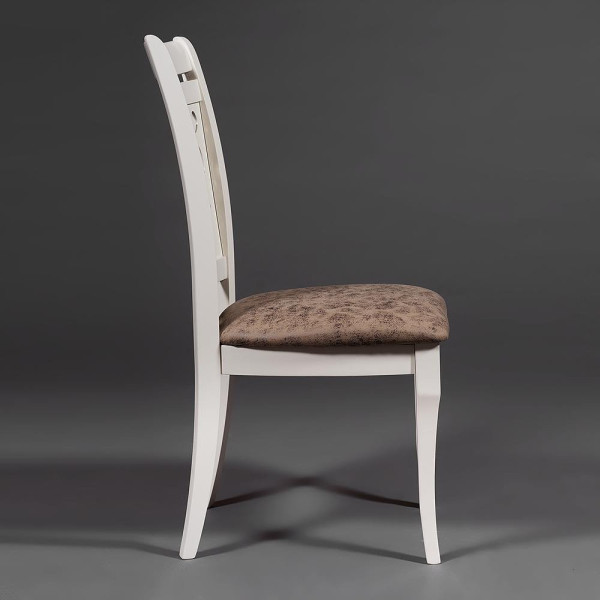 Стул с мягким сиденьем «Siena» (SA-SC) ivory white (Ivory white (слоновая кость) фото № 4