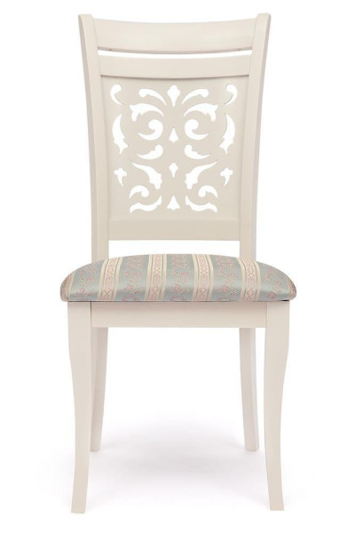 Стул с мягким сиденьем «Сиена» (Siena SA-SC) (butter white (слоновая кость), ткань бирюзовая (H180-19)) фото № 2