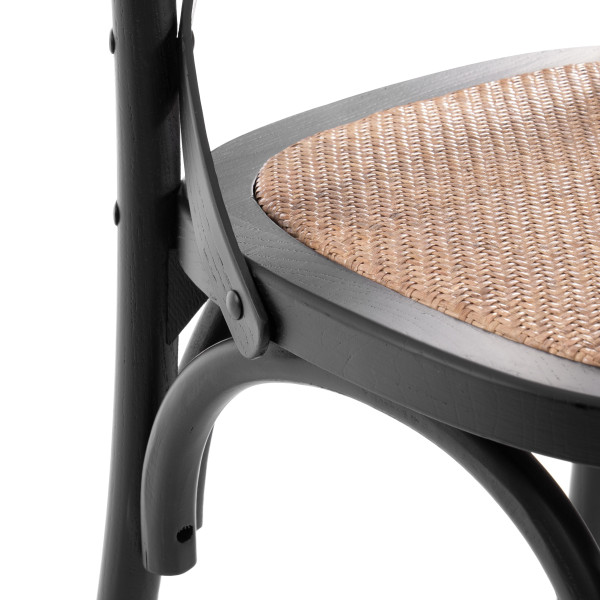 Стул Secret De Maison «Cross Chair» (black) mod.CB2001 (Чёрный) фото № 8