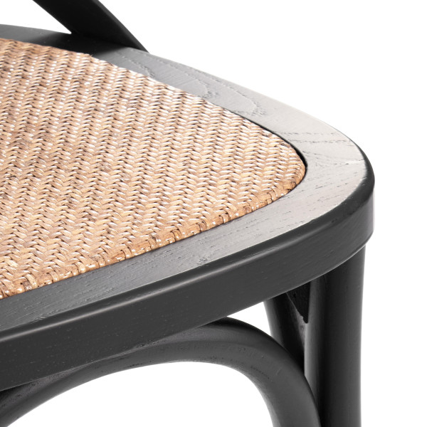 Стул Secret De Maison «Cross Chair» (black) mod.CB2001 (Чёрный) фото № 9