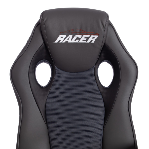 Кресло компьютерное TetChair «Racer GT new» (металлик/серый) фото № 7