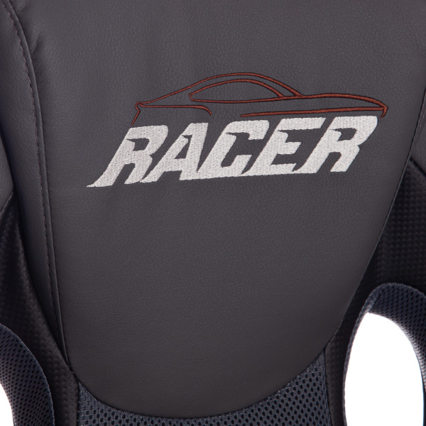 Кресло компьютерное TetChair «Racer» (металлик/серый) фото № 11