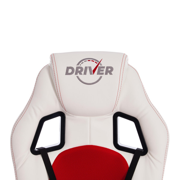 Кресло компьютерное «Driver» (Белый/красный) фото № 7