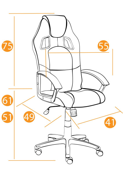 Кресло компьютерное «Driver» (Зелёный/серый) фото № 22