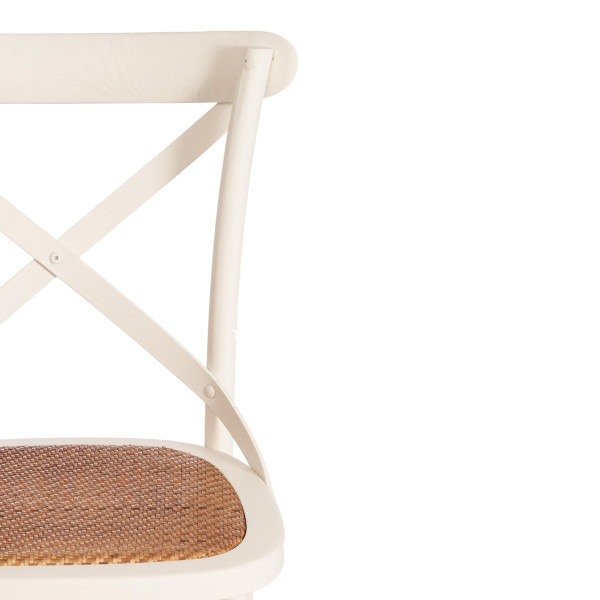 Стул Secret De Maison «Cross Chair» (mod. CB2001) (белый (Butter white)) фото № 6