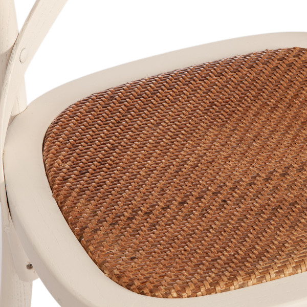 Стул Secret De Maison «Cross Chair» (mod. CB2001) (белый (Butter white)) фото № 9