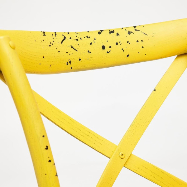 Стул Secret De Maison «Cross Chair» (mod. CB2001) (Желтый) фото № 4