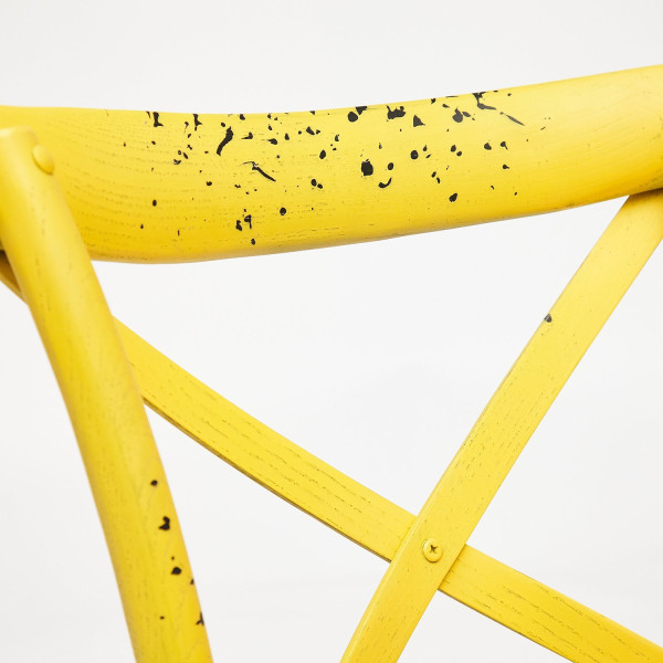 Стул Secret De Maison «Cross Chair» (mod. CB2001) (Желтый) фото № 12