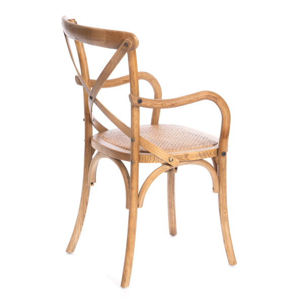 Стул Secret De Maison «Cross Armchair» с подлокотниками (Кросс Армчер) mod.CB2008 (Груша) фото № 3