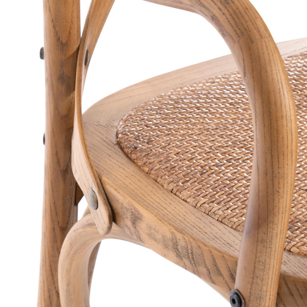 Стул Secret De Maison «Cross Armchair» с подлокотниками (Кросс Армчер) mod.CB2008 (Груша) фото № 8