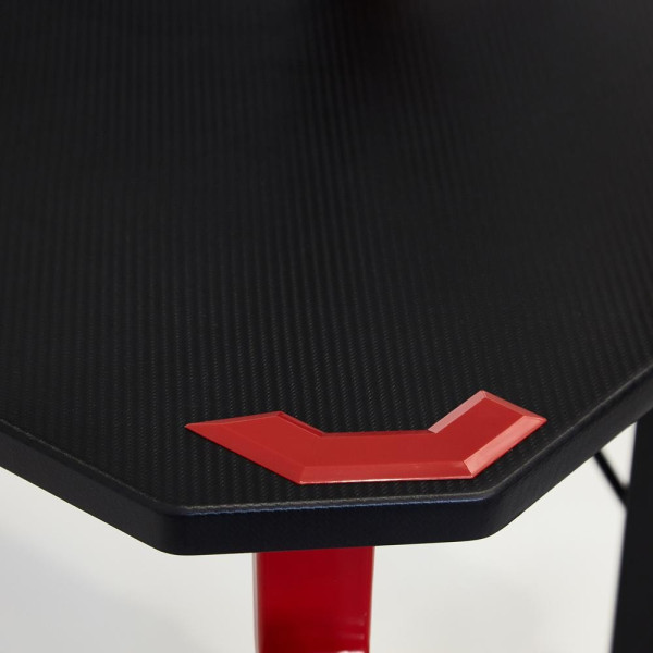Стол компьютерный «Cyber-4» (чёрный/красный) фото № 18