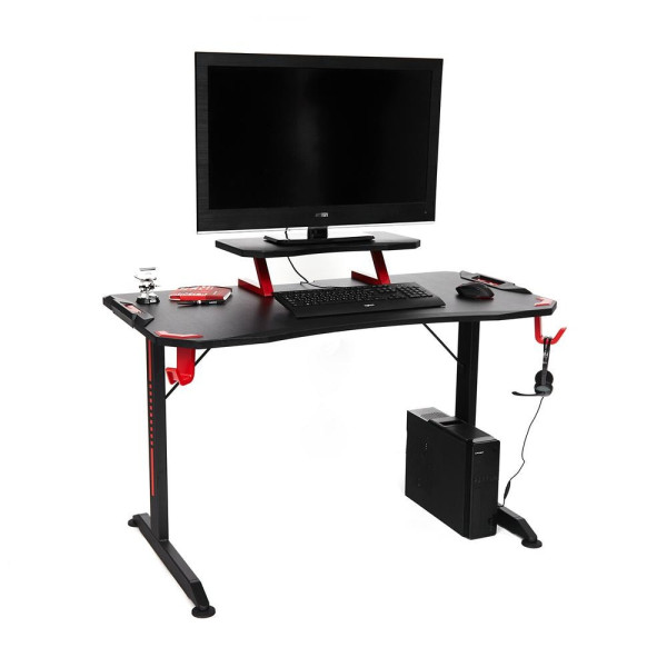 Стол компьютерный «Cyber-4» (чёрный/красный) фото № 28
