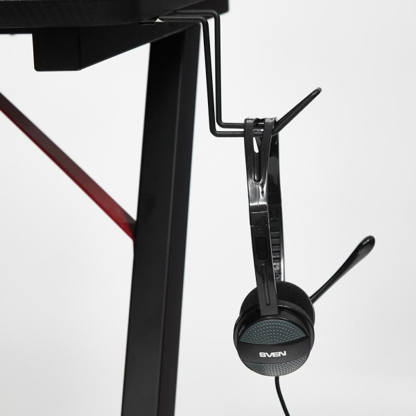 Стол компьютерный «Cyber-5» (чёрный/красный) фото № 14