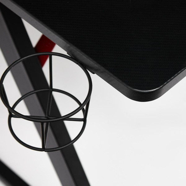 Стол компьютерный «Cyber-5» (чёрный/красный) фото № 25