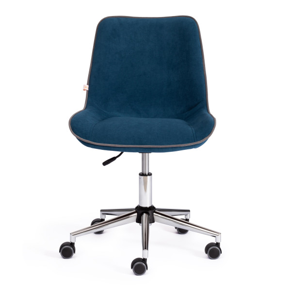 Кресло офисное TetChair «Style» (синий флок) фото № 5