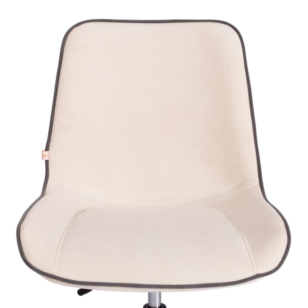 Кресло офисное TetChair «Style» (флок молочный) фото № 6