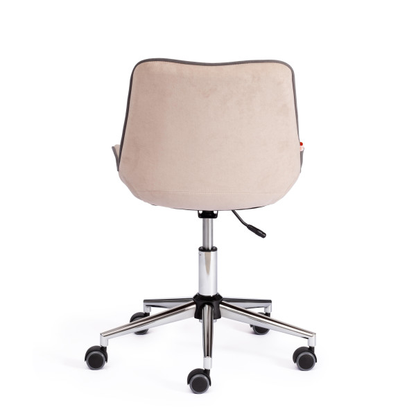Кресло офисное TetChair «Style» (флок бежевый) фото № 4