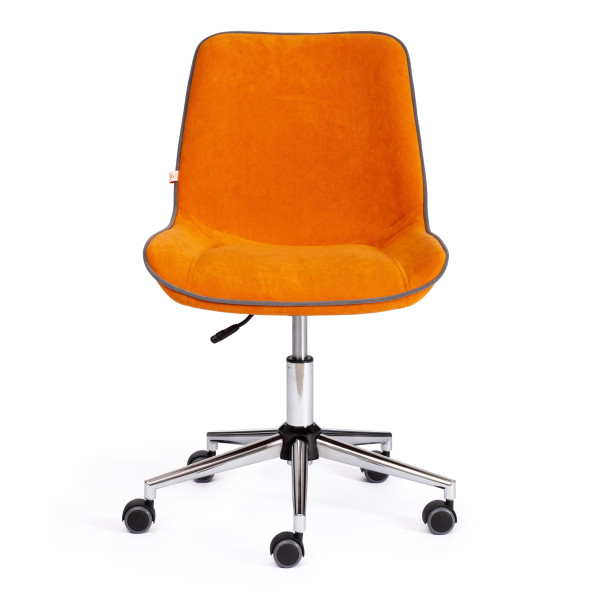 Кресло офисное TetChair «Style» (флок оранжевый) фото № 5