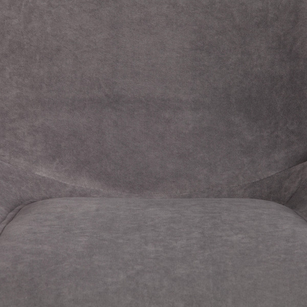 Кресло офисное TetChair «Style» (флок серый) фото № 7