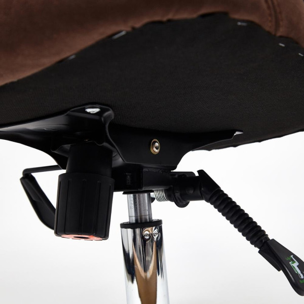 Кресло офисное TetChair «Softy Lux» (флок, коричневый, 6) фото № 22