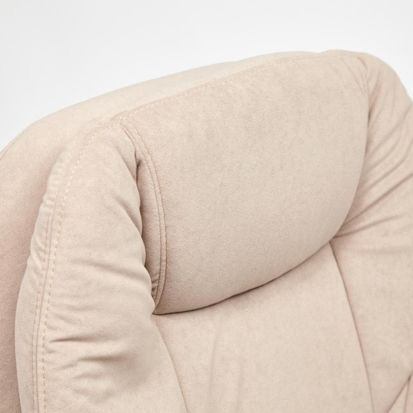 Кресло офисное TetChair «Softy Lux» (флок, бежевый) фото № 11