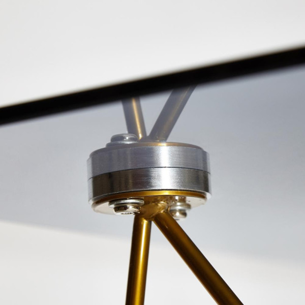 Стол «Vulcano» (mod. DT1423) (черный/золотой) фото № 6