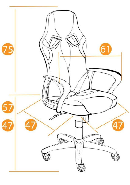 Кресло компьютерное «Runner military» (кож/зам/ткань, хаки/коричневый/серый) фото № 15