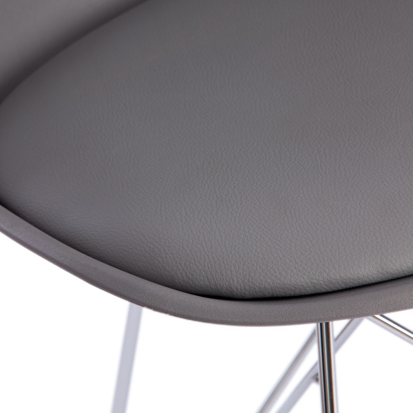 Стул TULIP IRON CHAIR (mod.EC-123) (серый) фото № 7