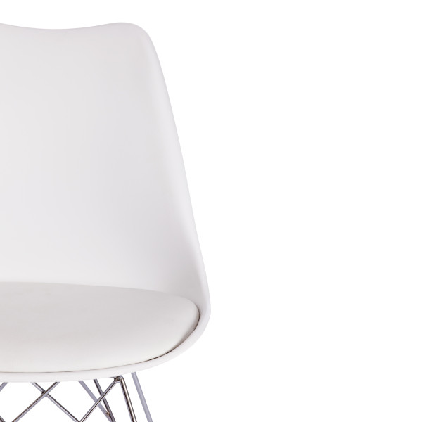 Стул TULIP IRON CHAIR (mod.EC-123) (белый) фото № 6