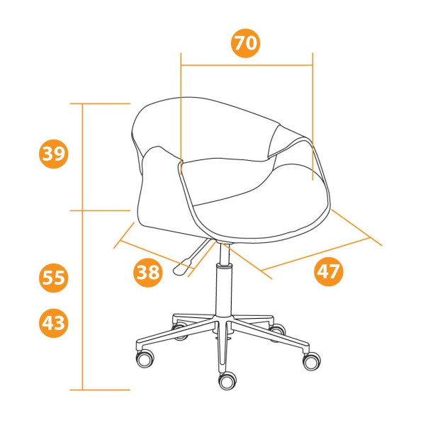 Кресло «Bend» (mod. 9035) (Натуральный) фото № 12