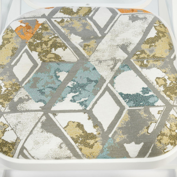 Кресло-качалка (mod. AX3002-2) (Белый/ткань орнамент) фото № 11