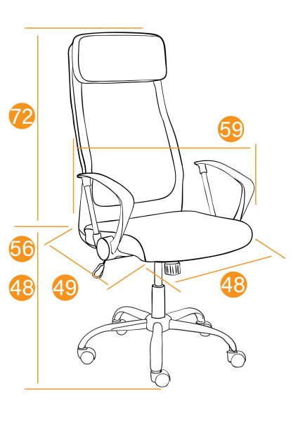 Кресло «Profit» (Серая ткань) фото № 17