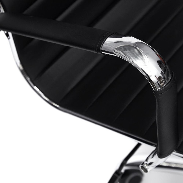 Кресло «Urban Low» (Искусственная чёрная кожа) фото № 13