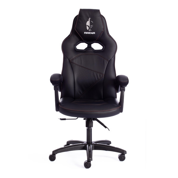 Кресло компьютерное «Arena» (черный/черный кож/зам) фото № 7