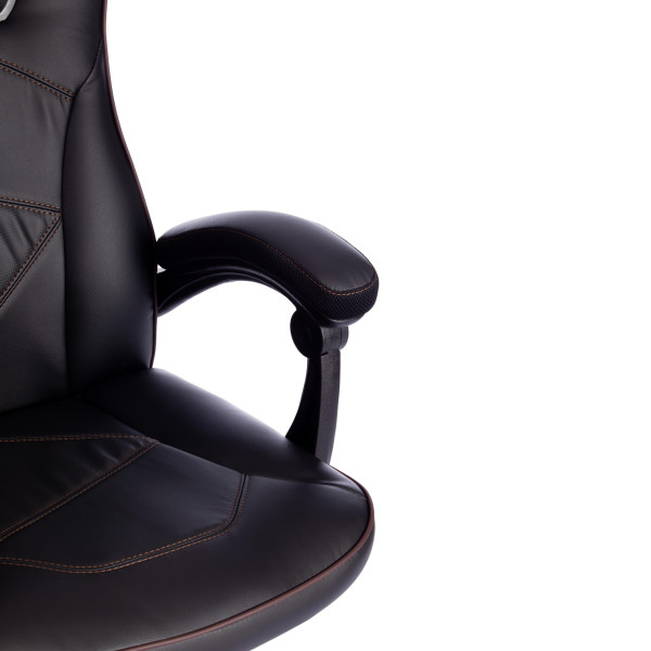 Кресло компьютерное «Arena» (черный/черный кож/зам) фото № 11